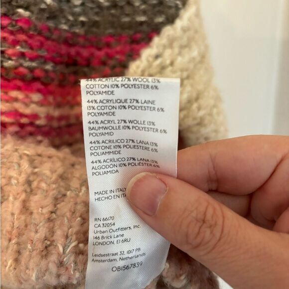 Anthropologie Pilcro Women’s Crewneck Pullover Sweater stripped wool size small! - Picture 4 of 14